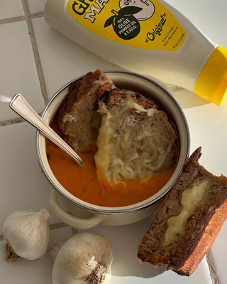 Roasted Tomato Soup and Grilled Cheese