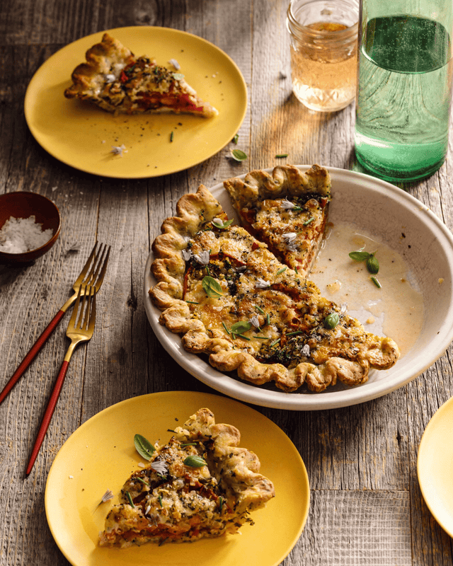 Stacey Mei Yan Fong's Heirloom Tomato and Cheese Pie