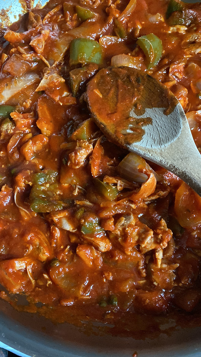 Chicken Cacciatore Pot Pie