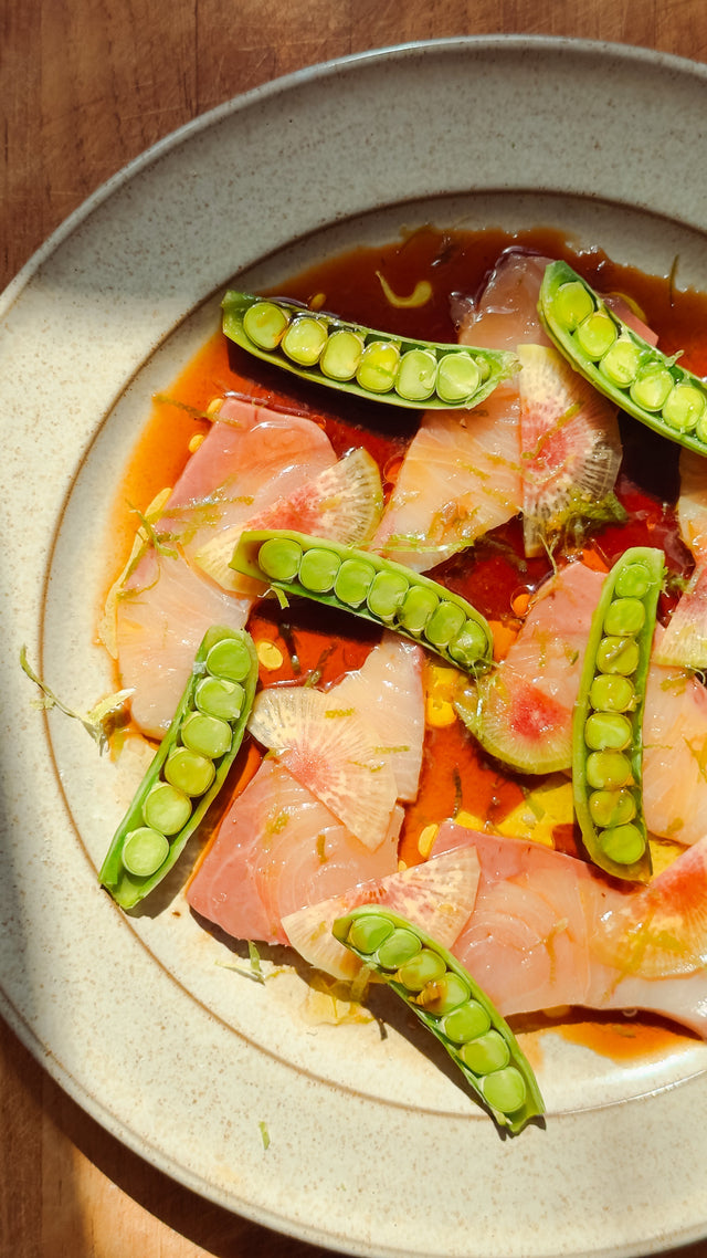 Spring Hamachi Crudo