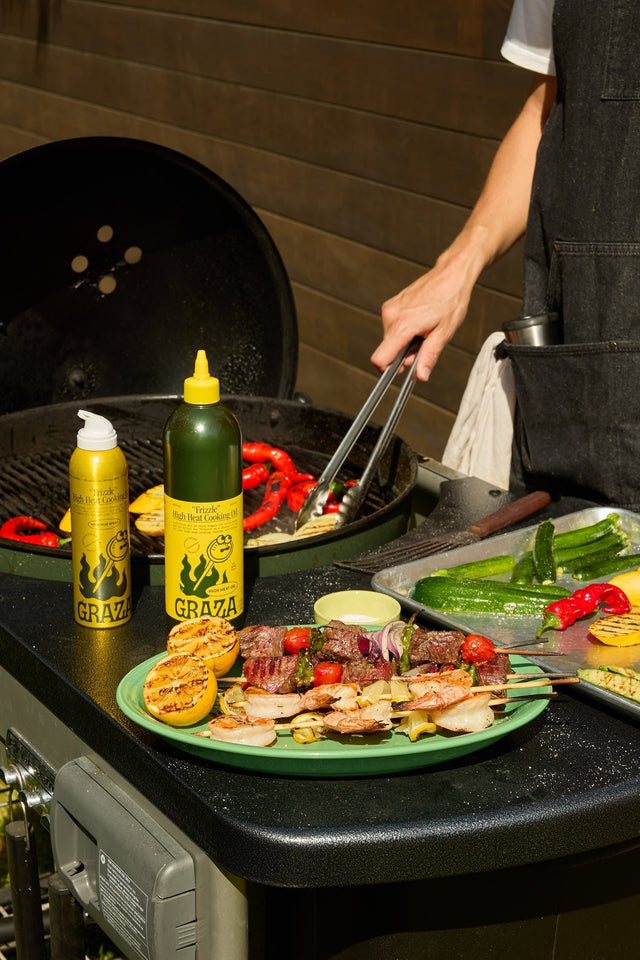 Shrimp and Steak Skewers