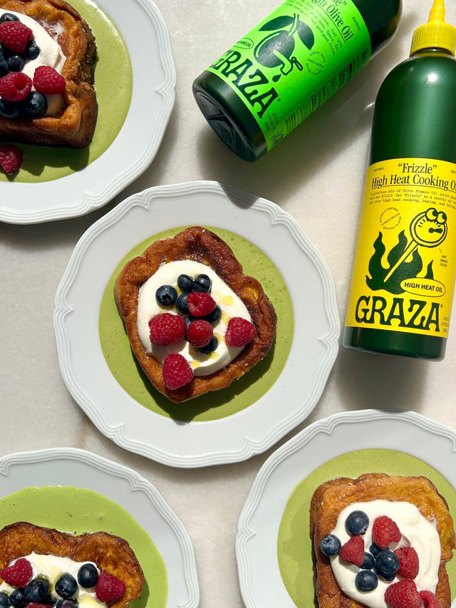 Matcha Custard French Toast