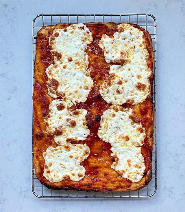 Grandma Pizza Pie with Rosehill Sourdough Crust