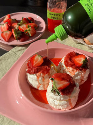 Strawberries and Cream Pavlova