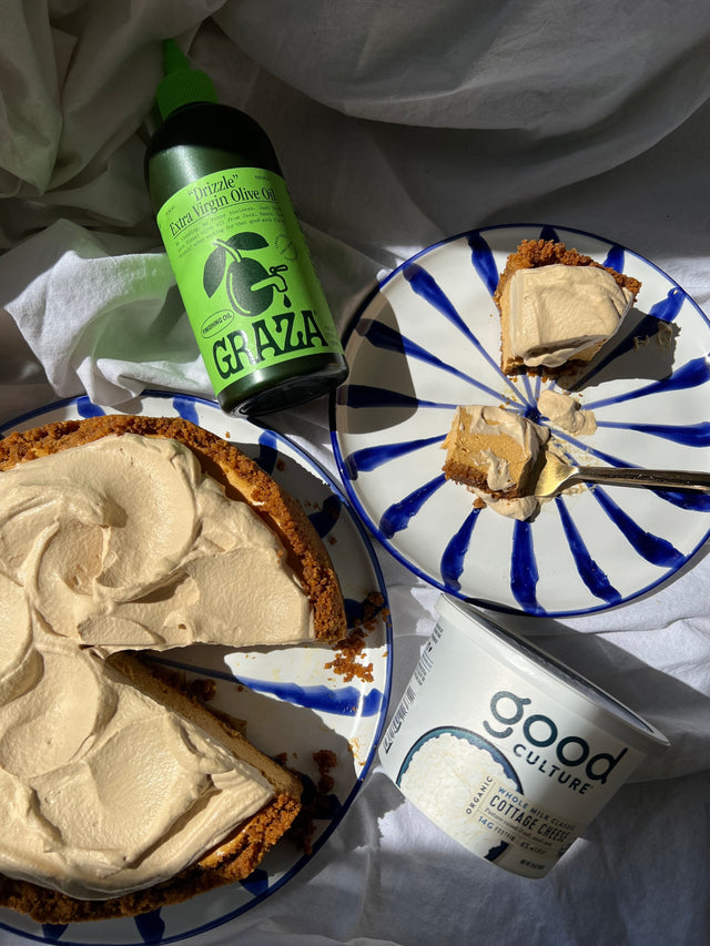 Pumpkin Cottage Cheesecake with Good Culture