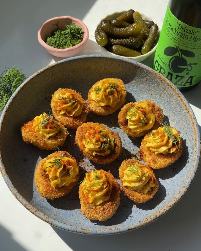 Air Fryer Deviled Eggs