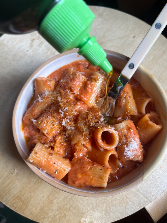 Simple Vodka Sauce with Crispy Breadcrumbs