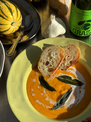 Sweet Potato Squash Coconut Soup