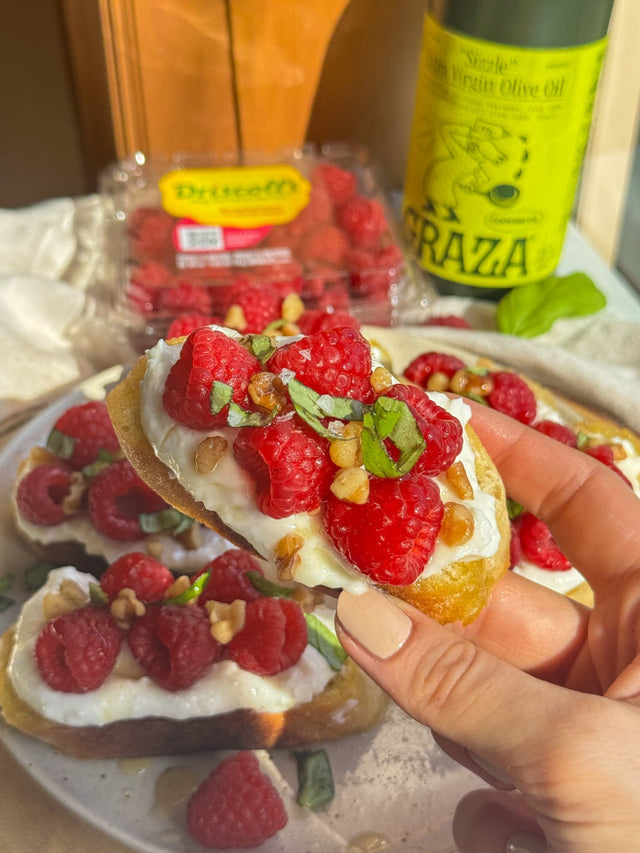 Driscoll Raspbery Crostini